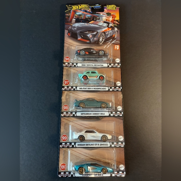 Premium Hotwheels Complete Set of 5 - Picture 7 of 8